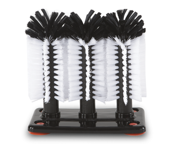 CEPILLO TRIPLE PARA VASO CON VENTOSAS