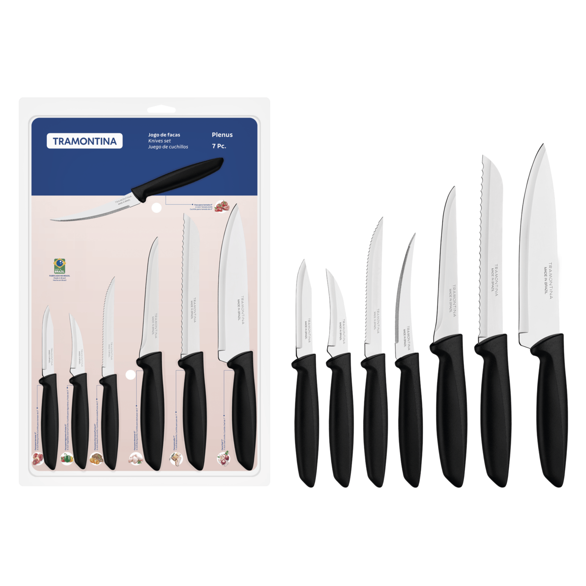 Cuchillos 7 Pzs Plenus