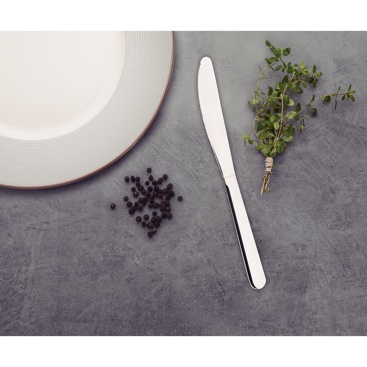 CUCHILLO DE MESA MALIBU ACERO INOXIDABLE