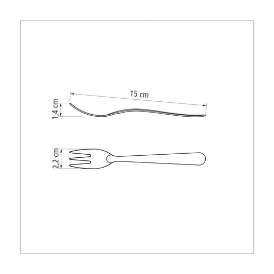 Tenedor para postre. Acero Inoxidable