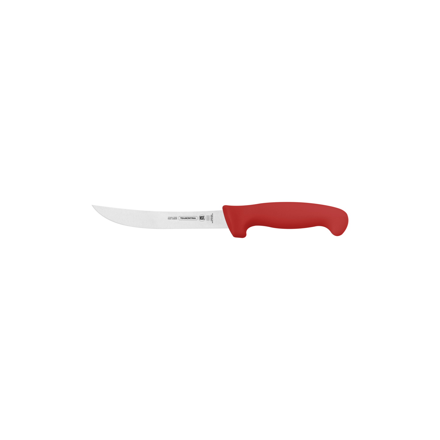 Cuchillo para deshuesar flexible curbo 6" Profesional rojo
