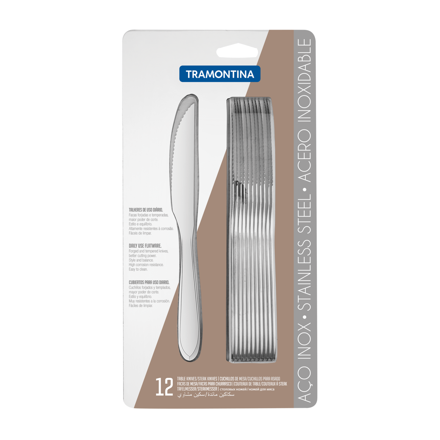 Cuchillos 12 para asado Laguna