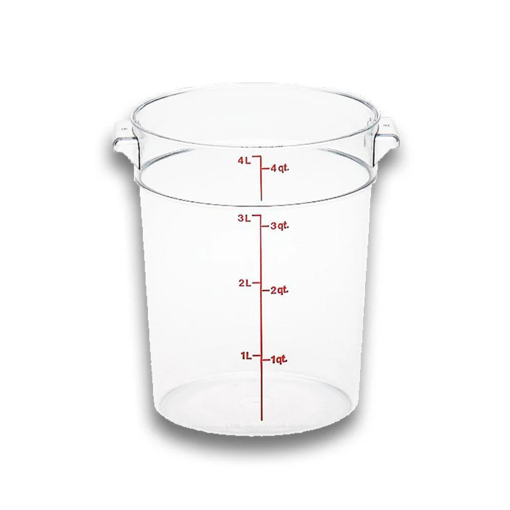 CONTENEDOR TRANSPARENTE 4 qt