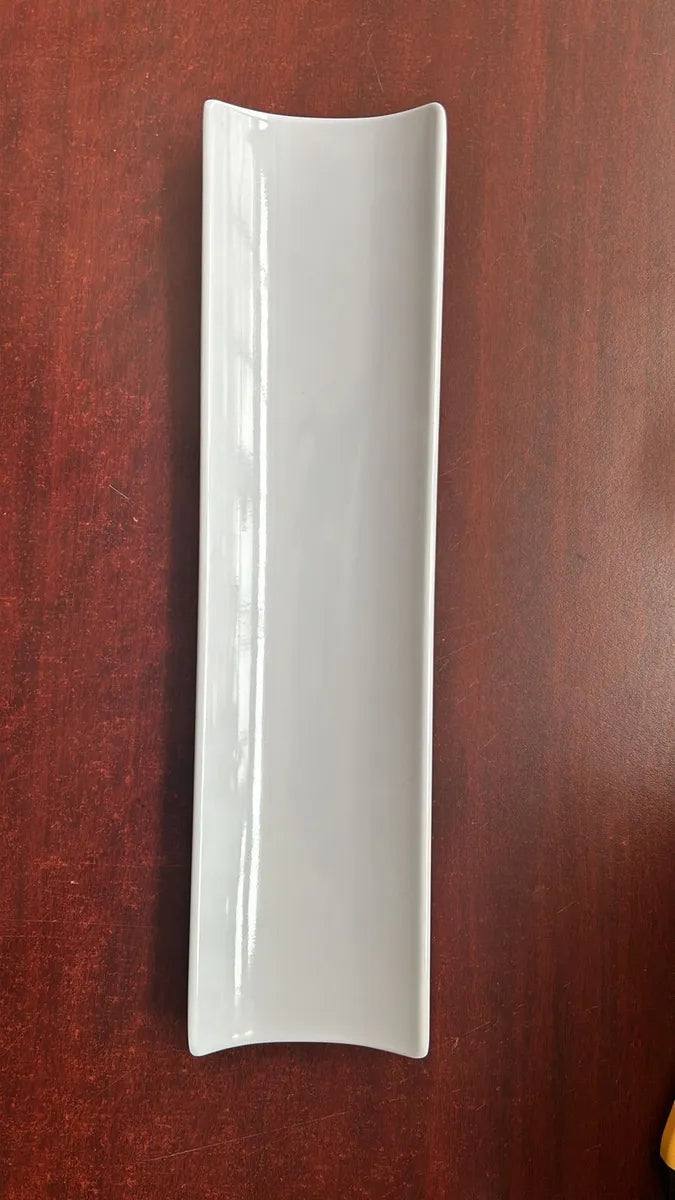 Plato tipo Canoa 40cms. Blanco