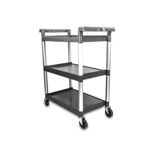 CARRO DE SERVICIO 3 REPISAS (33 1/4"x17"x37 1/2") GRIS