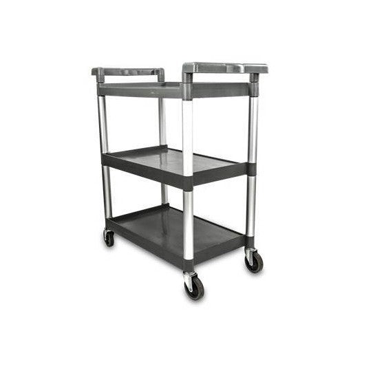 CARRO DE SERVICIO 3 REPISAS (40"x17"x37” 1/2") GRIS
