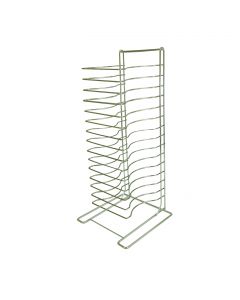 ESPIGUERO (RACK) 15 PIZZAS, SOLDADO, CROMADO