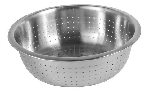 Escurridor Perforado 13pg. Acero