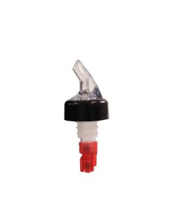 DOSIFICADOR DE FLUJO MEDIDO CON CUELLO, ROJO 1 oz