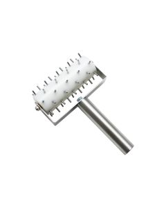 RODILLO PARA MASA CON PICOS 5", ACERO/ PLÁSTICO