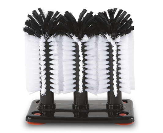 CEPILLO TRIPLE PARA VASO CON VENTOSAS