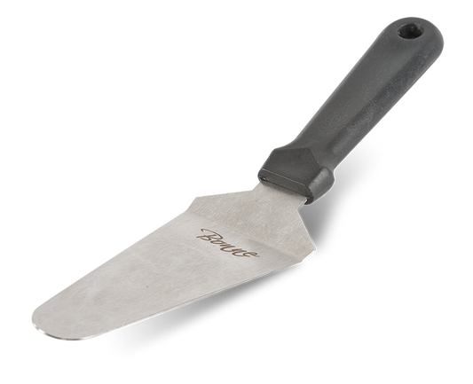 ESPATULA TRIANGULAR 6" MANGO PLASTICO NEGRO