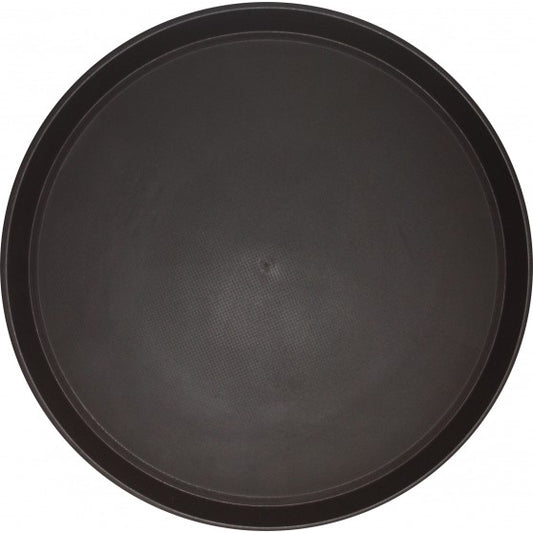 CHAROLA REDONDA ANTIDERRAPANTE 18" NEGRA