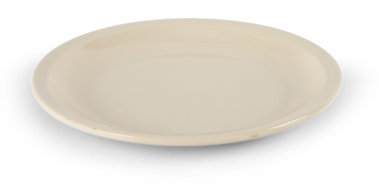 PLATO REDONDO CON DIAMETRO DE 16 CMS,ECONOMICA  MELAMINA BEIGE