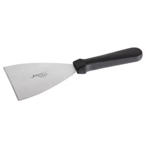 RASPADOR PARRILLA PLANO 4.5X4" MANGO PLASTICO