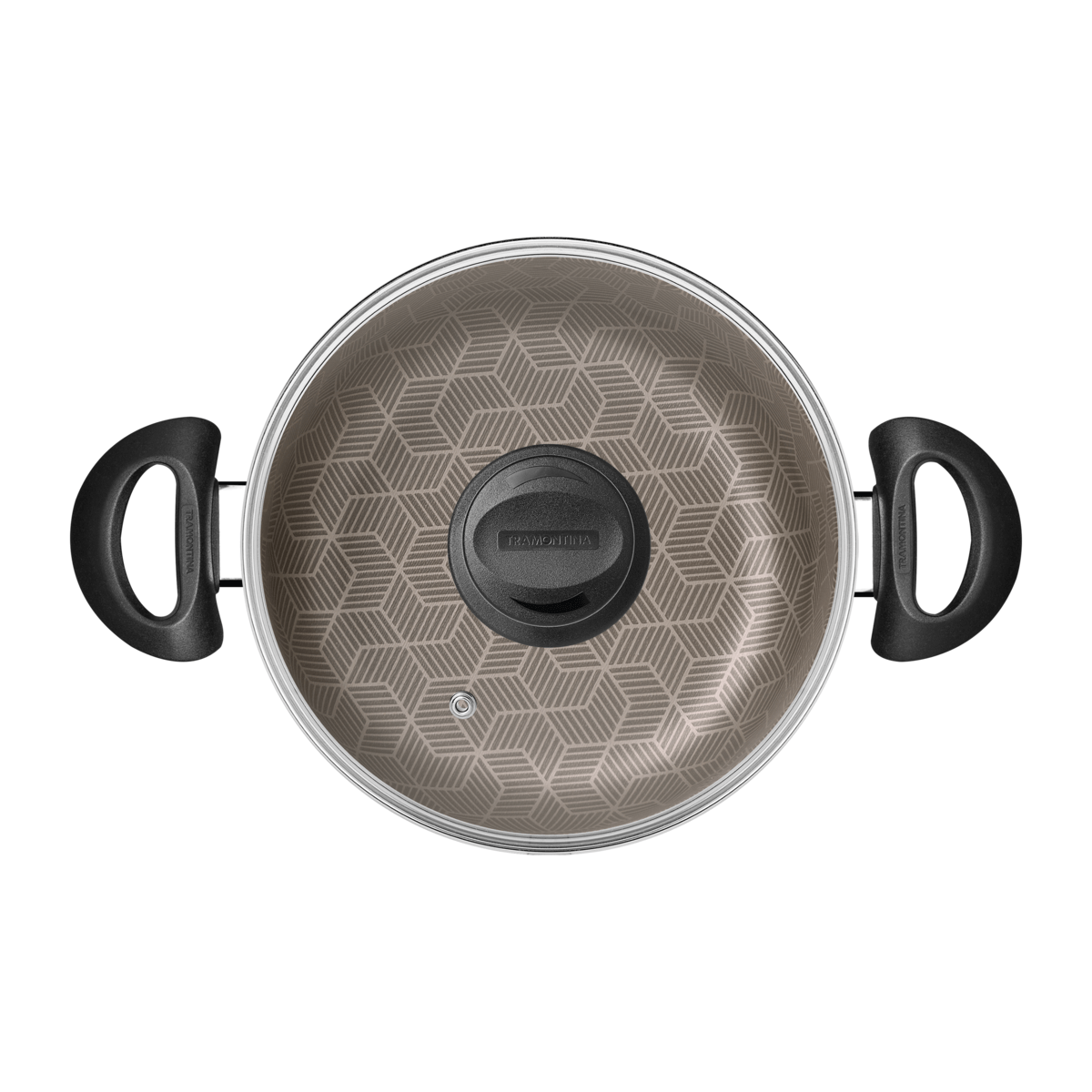 Cacerola de dos asas París 2.0mm 24 cm roja 24 cm  6.7L. con Antiadherente