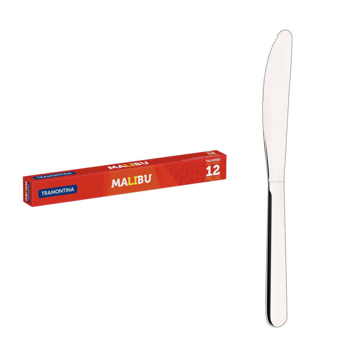 CUCHILLO DE MESA MALIBU ACERO INOXIDABLE