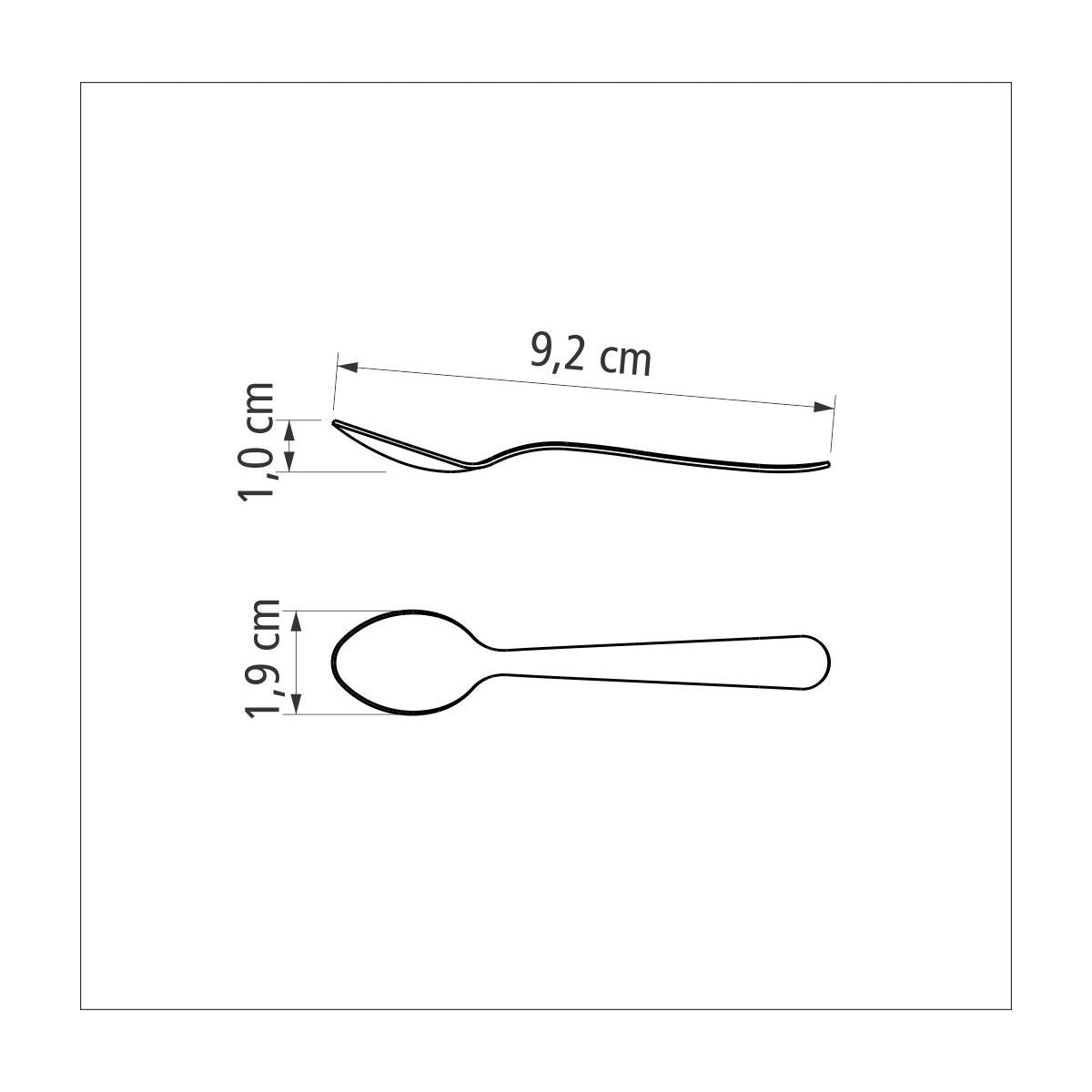 Cuchara para cafe. Acero Inoxidable