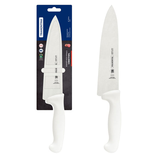 Cuchillo para chef 8" Profesional blanco (PRESENTACION BLISTER)