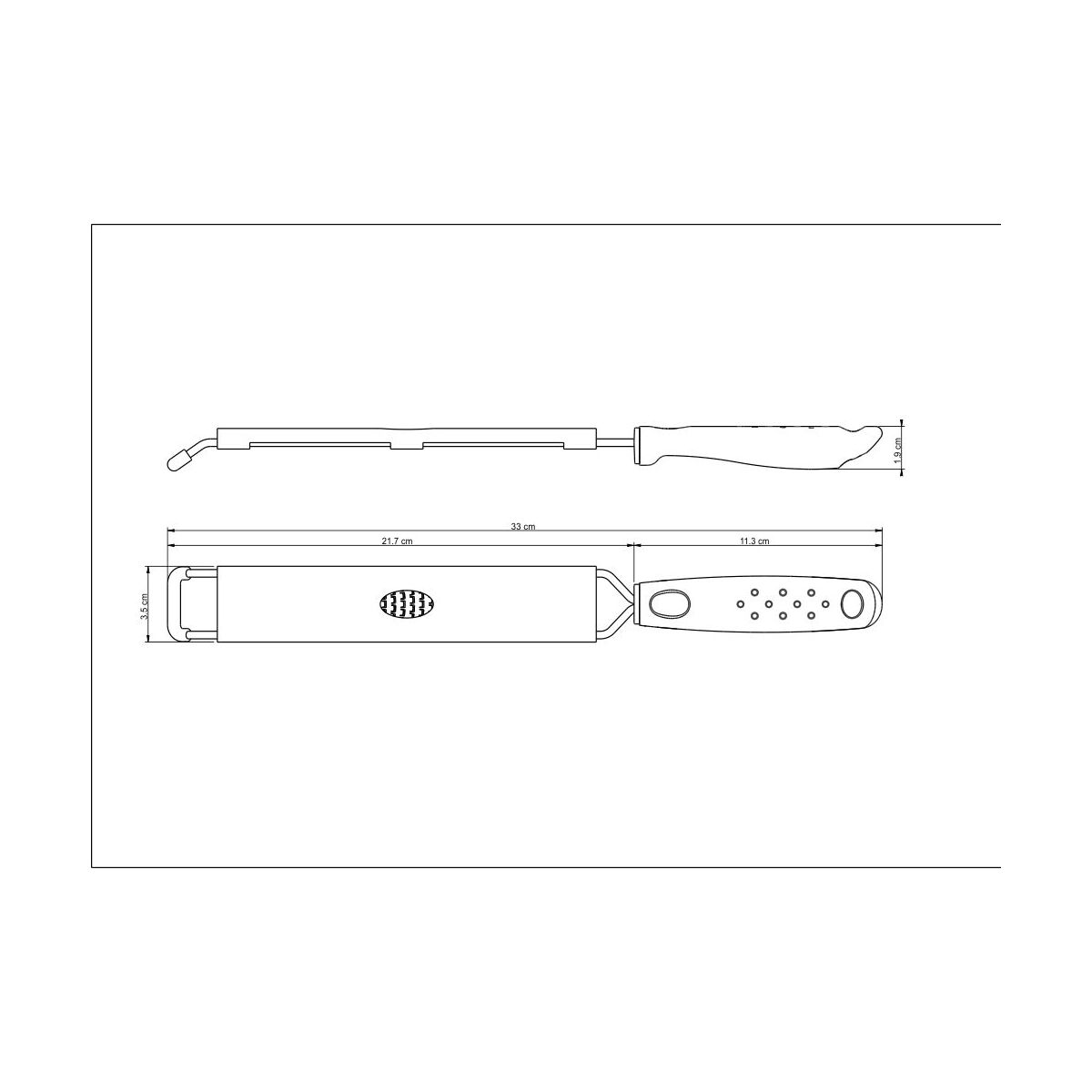 RALADOR, MANGO COLOR ROJO