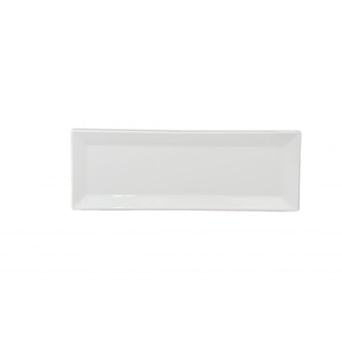 PLATO RECTANGULAR 15 X 5-1/4 pg, PROFUNDO 1 pg BLANCO