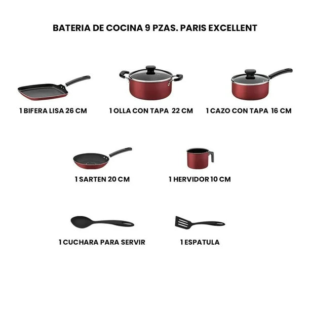 Bateria (juego) 9 piezas