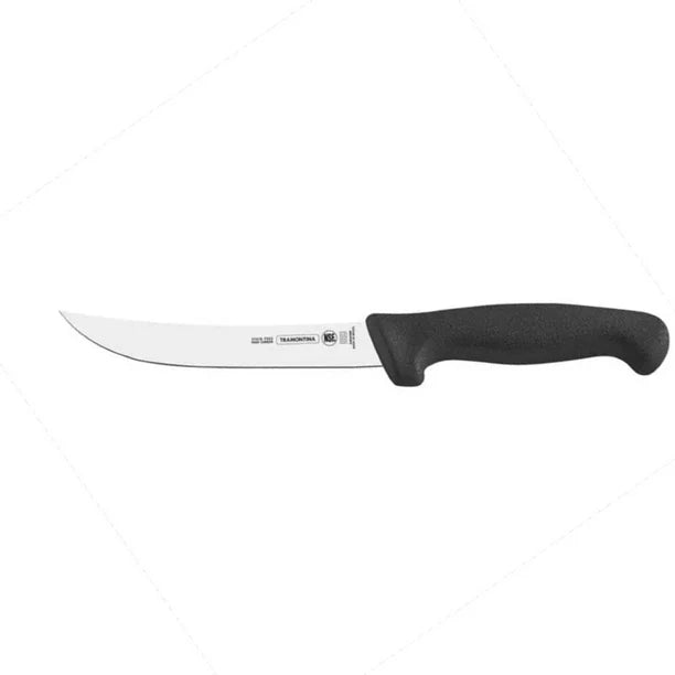 Cuchillo bistecero recto 6" Profesional negro