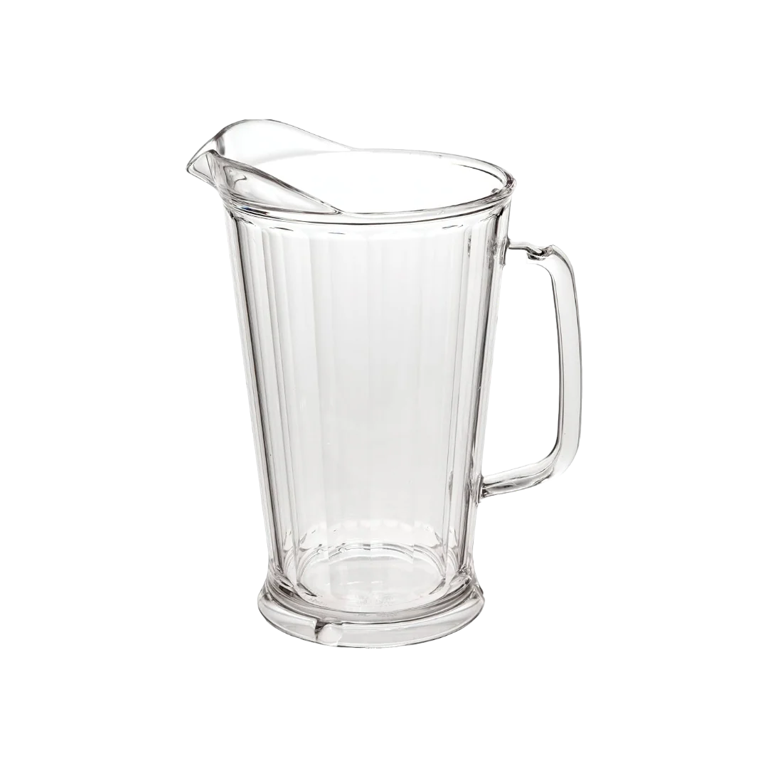 JARRA PARA AGUA  CÓNICA TRANSPARENTE,  POLICARBONATO, 64 oz / 1.9 lt