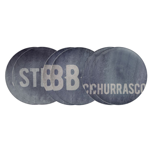PLATO CHURRASCO STONE RASO 28 CM.