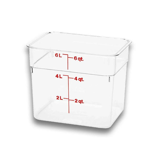 CONTENEDOR TRANSPARENTE 6 qt