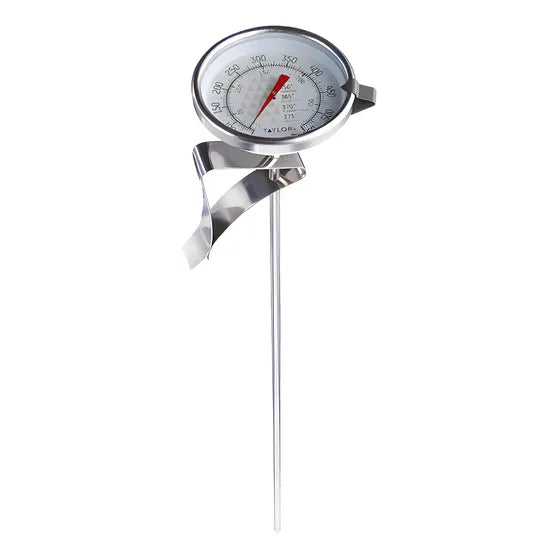 TERMOMETRO PARA FREIDORA Y DUCLE 2" DE DIAMETRO 12" DE LARGO 50F A 500F
