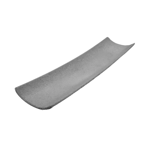 PLATO  CANOA 40 CMS MELAMINA GRIS