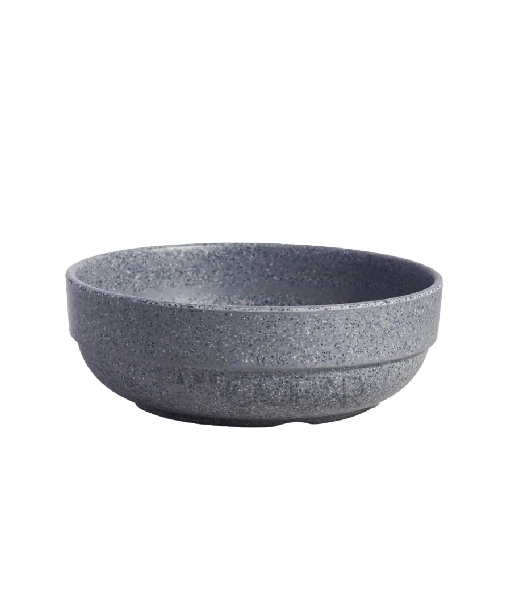 BOWL MELAMINA DE LUJO COLOR GRIS 350 ML