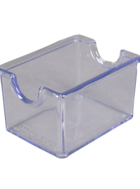 CAJA PARA SOBRES DE AZUCAR TRANSPARENTE