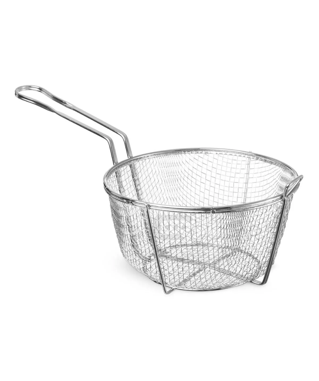 CANASTILLA PARA FREIR  10X5" REFORZADA NIQUELADA
