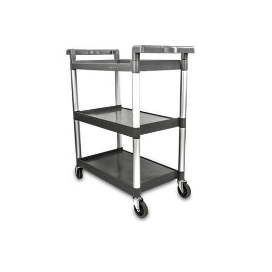 CARRO DE SERVICIO 3 REPISAS (40"x17"x37” 1/2") GRIS