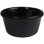 Ramekin liso 3oz. Negro