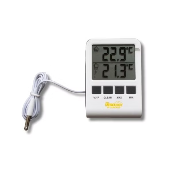 TERMOMETRO DIGITAL TEMPERATURA INTERIOR EXTERIOR -10C A 60C
