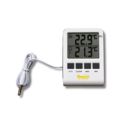 TERMOMETRO DIGITAL TEMPERATURA INTERIOR EXTERIOR -10C A 60C