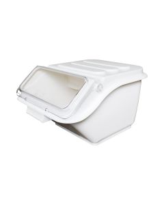 ALMACENADOR APILABLE, 11.75 X 14.5 X 8-5/8 pg BLANCO, 2 gal