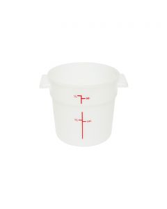 RECIPIENTE REDONDO DE 1 LTS, POLIETILIENIO