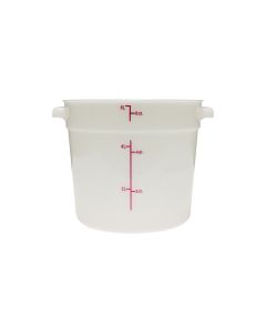 RECIPIENTE REDONDO DE 6 LTS, POLIETILIENIO