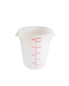 RECIPIENTE REDONDO DE 21 LTS, POLIETILIENIO