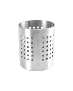 PORTACUBIERTOS CILÍNDRICO ACERO INOXIDABLE 4.5 X 5.5 pg