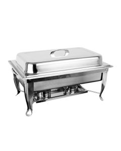 CHAFER CON BASE PLEGABLE Y 2 SEGUROS TIPO CLIP, A 8 qt